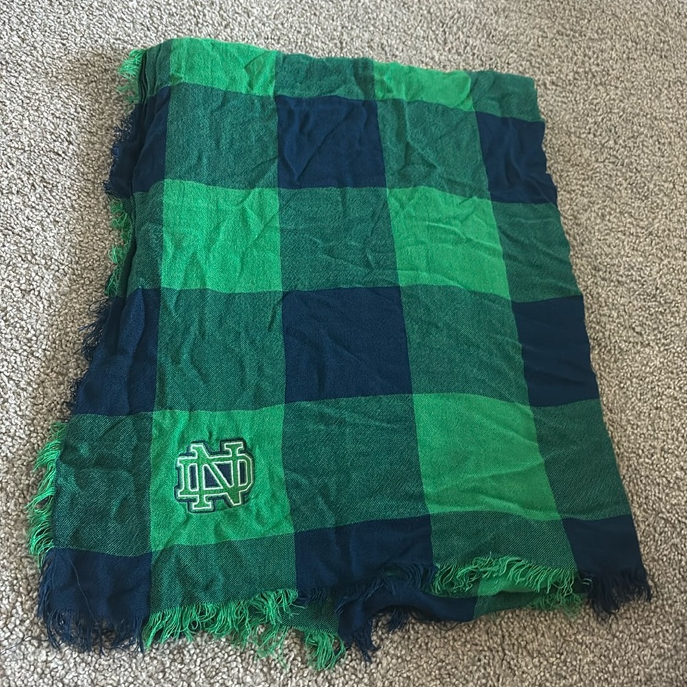 Notre Dame Scarf ( STAIN PICTURED )